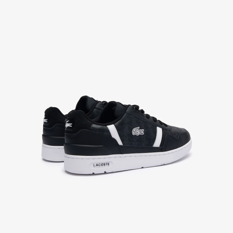 Baskets Lacoste T-clip en cuir imprimé Chez DM'Sports