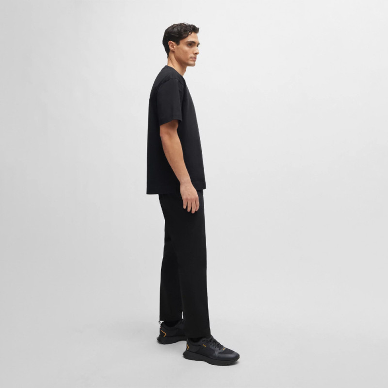 BASKETS EN MÉLANGE DE MATIÈRES