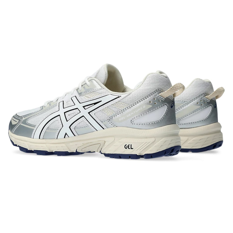 Baskets Asics GEL-VENTURE 6 GS Blanches Chez DM'Sports