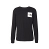 T-SHIRT NOIR À MANCHES LONGUES THE NORTH FACE L/S FINE