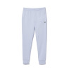 PANTALON DE SURVÊTEMENT HOMME LACOSTE EN MOLLETON DE COTON BIOLOGIQUE BLEU CLAIR