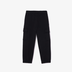 Pantalon de survêtment Lacostecargo Noir en molletton Chez DM'Sports