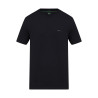 T-SHIRT BOSS TEE NOIR REGULAR FIT EN COTON STRETCH AVEC LOGO CONTRASTANT NOIR