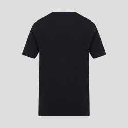 T-SHIRT BOSS TEE NOIR REGULAR FIT EN COTON STRETCH AVEC LOGO CONTRASTANT NOIR