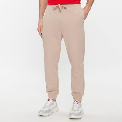 PANTALON DE SURVÊTEMENT HUGO EN COTON ÉPONGE BEIGE AVEC LOGO IMPRIMÉ DAYOTE232