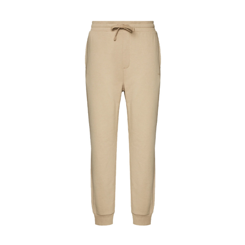 PANTALON DE SURVÊTEMENT HUGO EN COTON ÉPONGE BEIGE AVEC LOGO IMPRIMÉ DAYOTE232