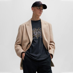 Casquette en twill de coton Hugo avec étiquette logo Chez DM'Sports