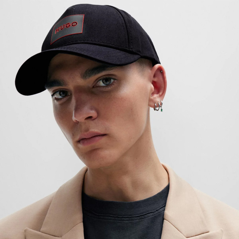 Casquette en twill de coton Hugo avec étiquette logo Chez DM'Sports