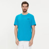 T-SHIRT REGULAR FIT BOSS BLEU EN JERSEY AVEC LOGO EFFET 3D TEE 12
