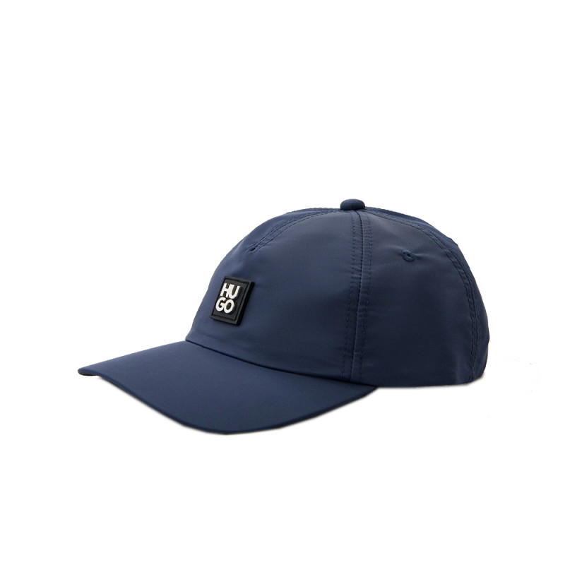 CASQUETTE IMPERMÉABLE BLEU MARINE HUGO À LOGO MÉTALLIQUE REVISITÉ JUDE-ME