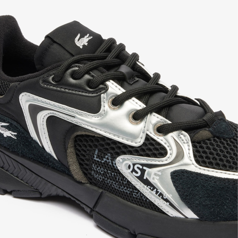 BASKETS NOIRES ET ARGENTÉES