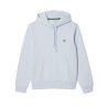 SWEATSHIRT À CAPUCHE HOMME LACOSTE EN COTON BIOLOGIQUE BLEU CLAIR