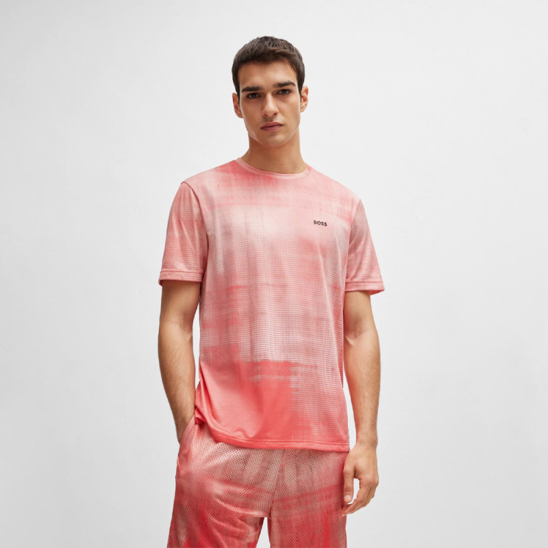 HAUT EN MESH IMPRIMÉ