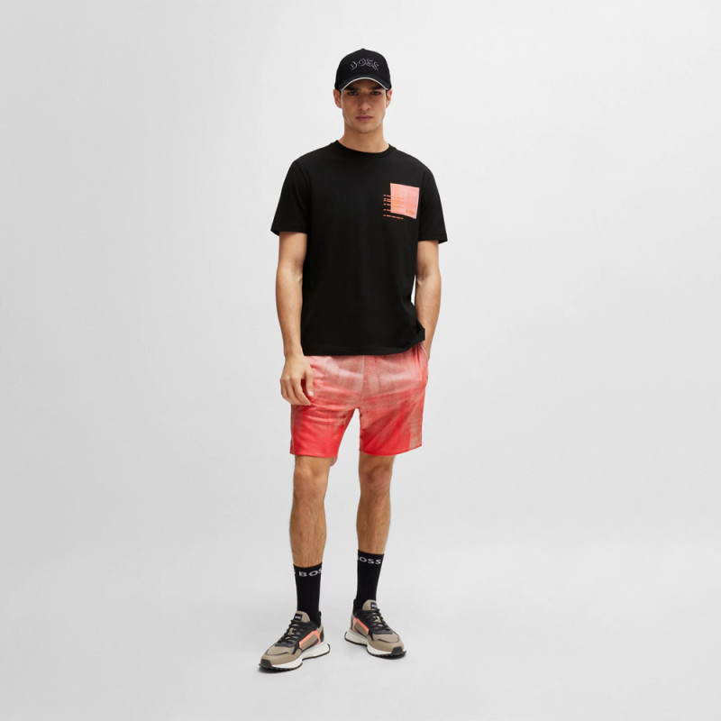 T-SHIRT EN COTON MÉLANGÉ