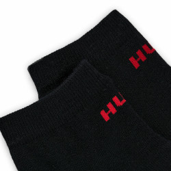 LOT DE 2 CHAUSSETTES NOIRES HUGO SH LOGO CC