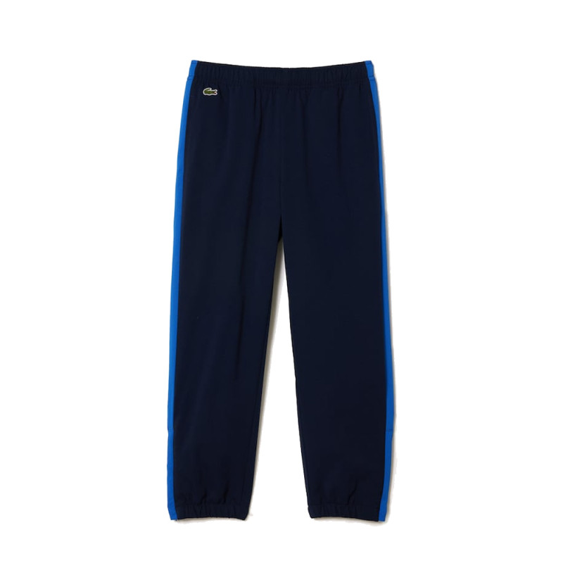 PANTALON DE SURVÊTEMENT ENFANT LACOSTE SPORTSUIT COLOR-BLOCK BLEU MARINE ET BLEU