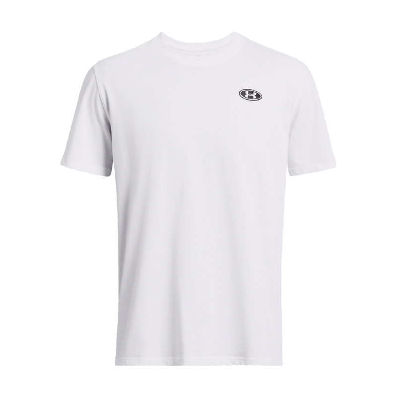 T-SHIRT ÉPAIS UA LEFT CHEST PATCH UNDER ARMOUR BLANC