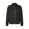 VESTE BOSS REGULAR FIT NOIRE À MONOGRAMMES JACQUARD EFFET 3D CORONDO