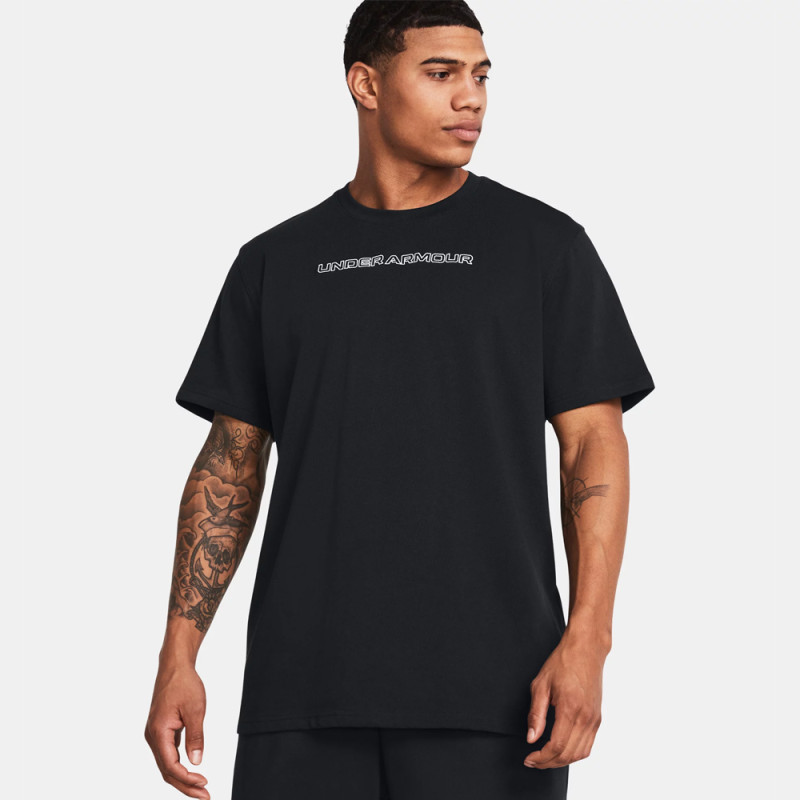 T-SHIRT BRODÉ 1382903 UNDER ARMOUR NOIR