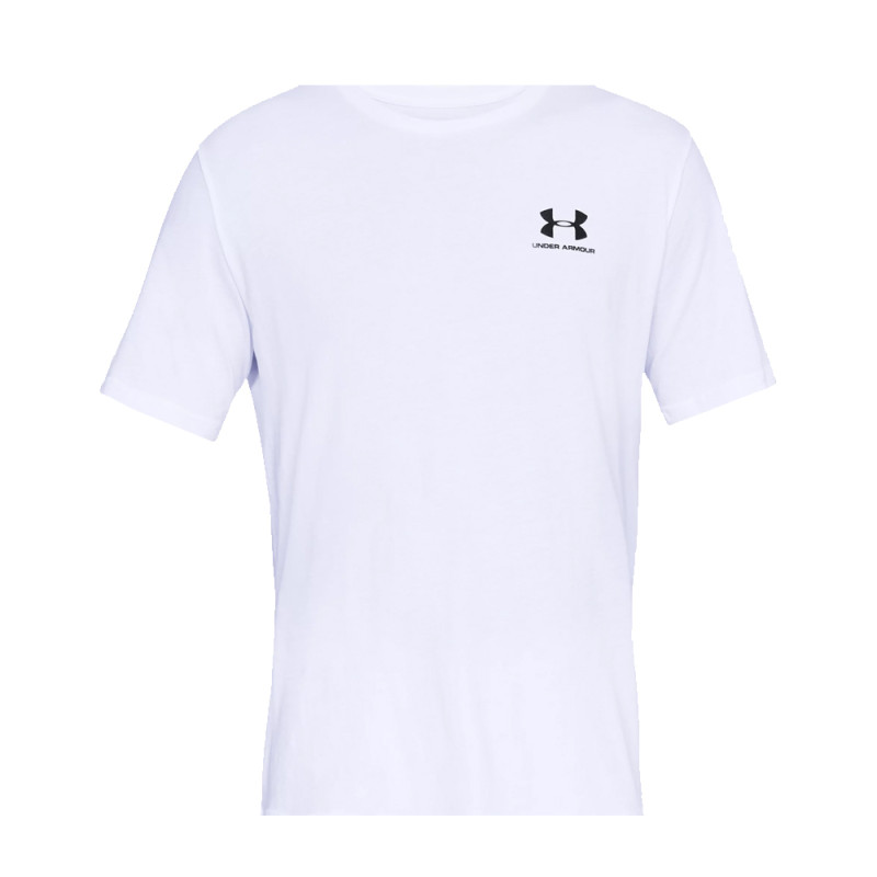 T-SHIRT UA SPORTSTYLE LEFT CHEST UNDER ARMOUR BLANC