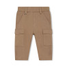 PANTALON MARRON BOSS POUR BÉBÉ AVEC POCHES À RABAT