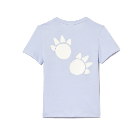 T-SHIRT LACOSTE ENFANT CROCODILE BLEU