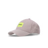 CASQUETTE JUDE PL HUGO GRISE AVEC BADGE LOGO JAUNE