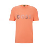 T-SHIRT ORANGE REGULAR BOSS EN COTON STRETCH AVEC LOGO DE LA SAISON TEEBERO 1