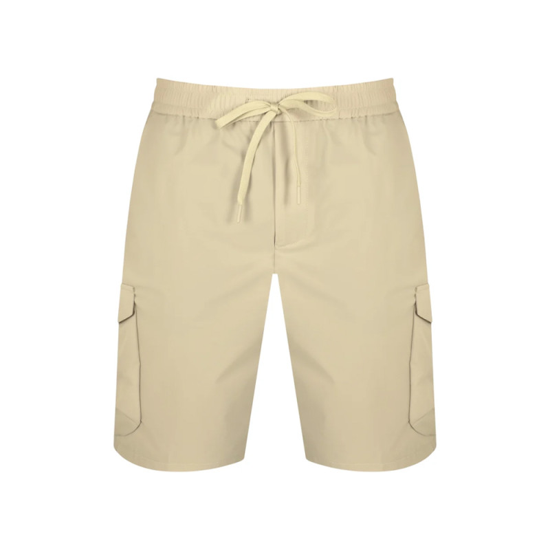 SHORT TAPERED FIT BOSS BEIGE EN POPELINE À SÉCHAGE RAPIDE FACILE À REPASSER S_URBANEX-CARGO1