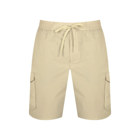 SHORT TAPERED FIT BOSS BEIGE EN POPELINE À SÉCHAGE RAPIDE FACILE À REPASSER S_URBANEX-CARGO1