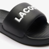 Claquettes Lacoste Serve Slide 1.0 Noires Chez DM'Sports Lyon