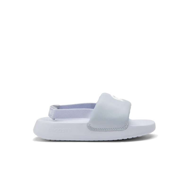 CLAQUETTES LACOSTE BÉBÉ BLEU CLAIR SERVE SLIDE 1.