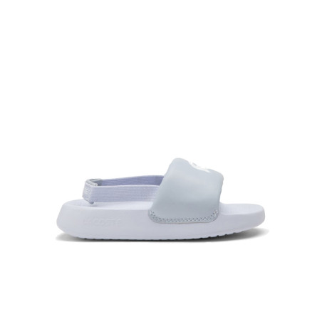 CLAQUETTES LACOSTE BÉBÉ BLEU CLAIR SERVE SLIDE 1.