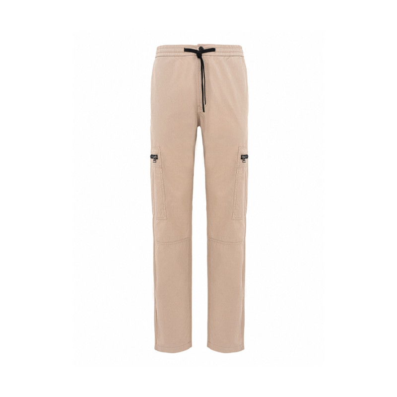 PANTALON DROIT BEIGE HUGO AVEC POCHES ZIPPÉES DALEK241D