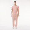 PANTALON DE SURVÊTEMENT JOGGER TEINTURE NATURELLE LACOSTE ROSE