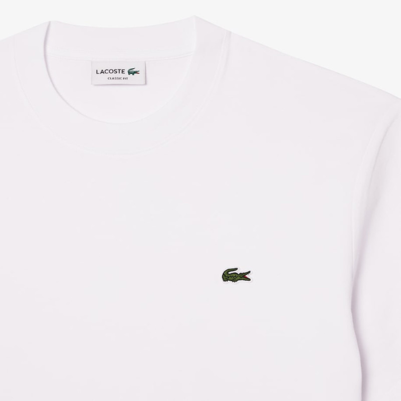 T-Shirt Lacoste Classic fit en jersey de coton Chez DM'Sports Lyon