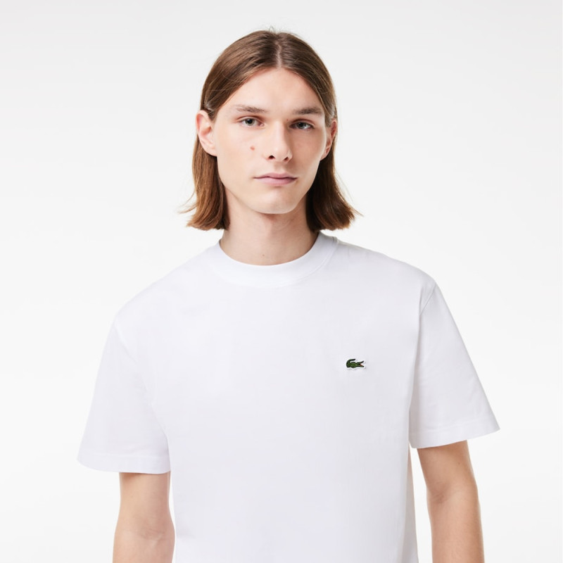 T-Shirt Lacoste Classic fit en jersey de coton Chez DM'Sports Lyon
