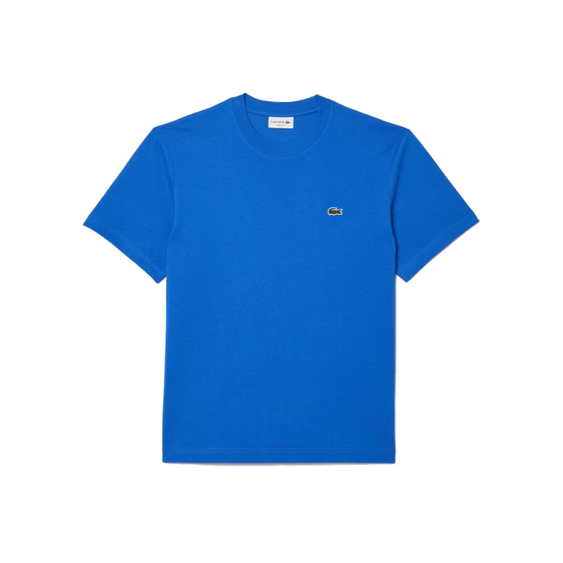 T-SHIRT LACOSTE CLASSIC FIT EN JERSEY DE COTON BLEU