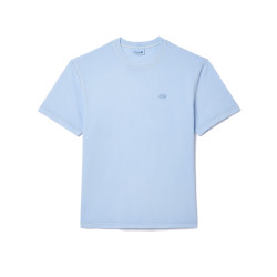 T-SHIRT LACOSTE EN JERSEY TEINTURE NATURELLE BLEU