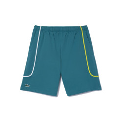 SHORT DE TENNIS LACOSTE SPORTSUIT VERT SANS DOUBLURE