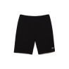SHORT HOMME LACOSTE EN MOLLETON GRATTÉ DE COTON BIOLOGIQUE NOIR