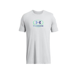T-SHIRT À MANCHES COURTES UNDER ARMOUR GLOBAL LOCKERTAG GRIS
