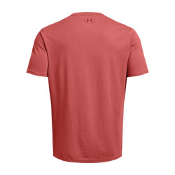 T-SHIRT MANCHES COURTES ROUGE UNDER ARMOUR AVEC LOGO