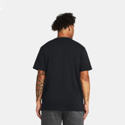 T-SHIRT MANCHES COURTES NOIR UNDER ARMOUR AVEC LOGO