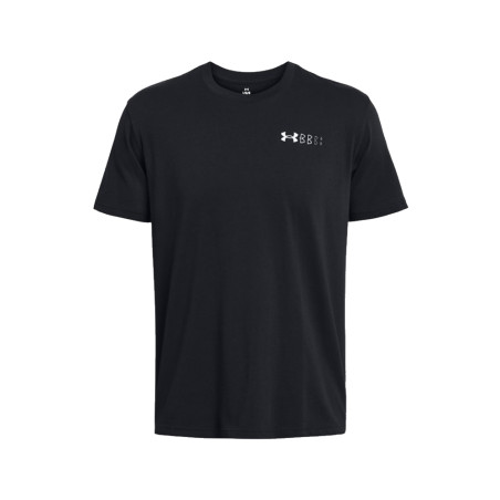 T-SHIRT MANCHES COURTES NOIR UNDER ARMOUR AVEC LOGO