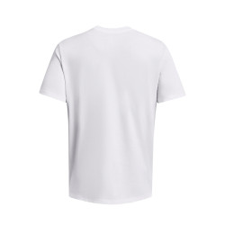 T-SHIRT MANCHES COURTES BLANC UNDER ARMOUR AVEC LOGO