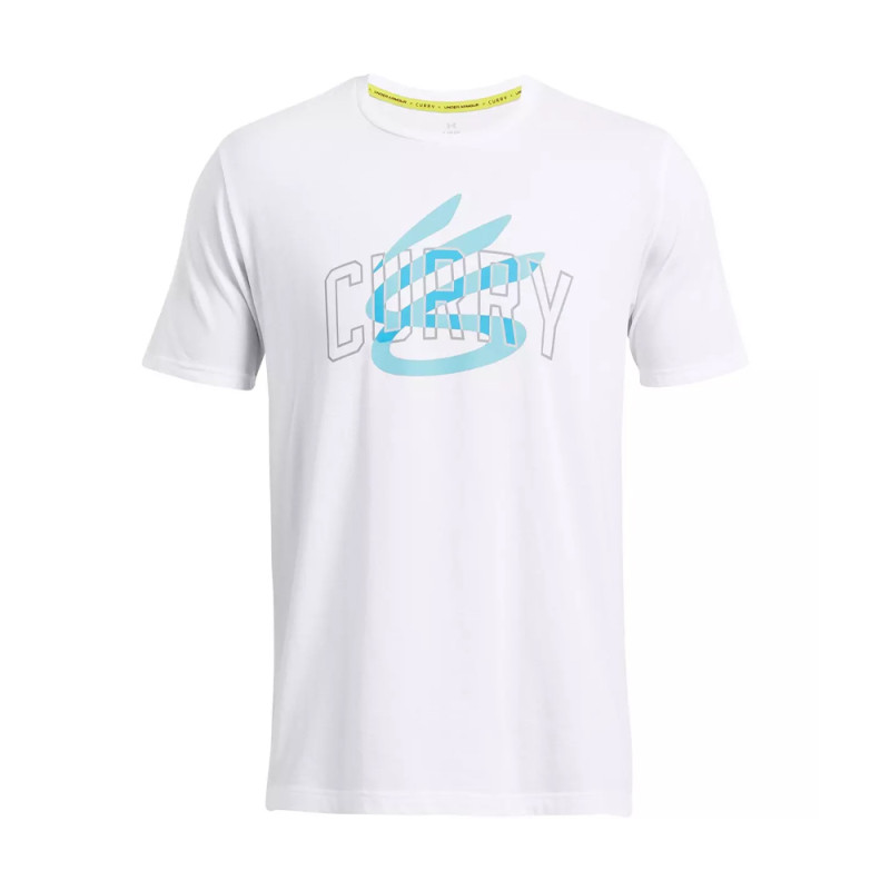 T-SHIRT BLANC UNDER ARMOUR CURRY CHAMP MINDSET