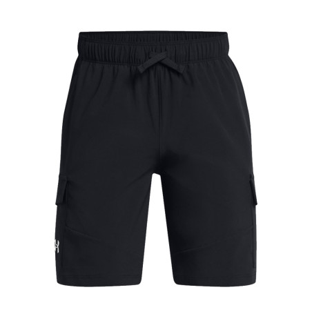 SHORT CARGO ENFANTS UNDER ARMOUR NOIR