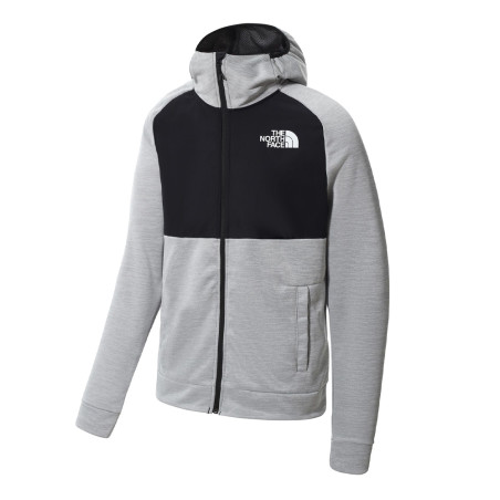 VESTE ZIPPÉE FLEECE THE NORTH FACE GRIS