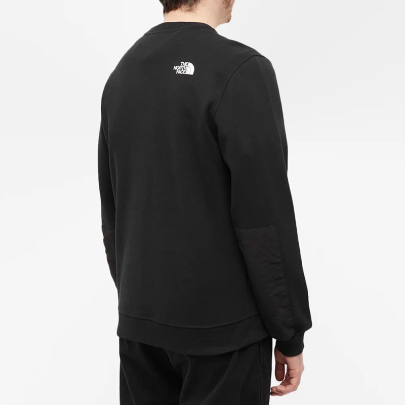 Sweat Noir col rond The North Face Crew chez DM'Sports